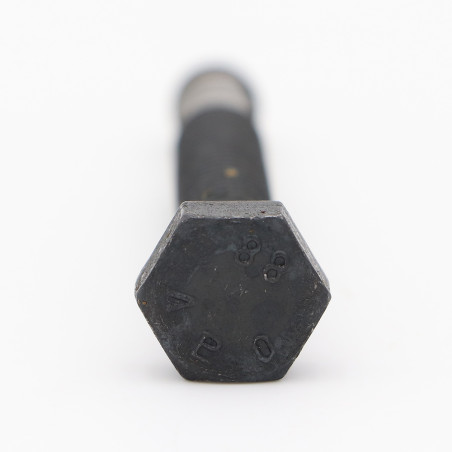 1 x Machine Screw Hexagonal Head M8X55 Class 8.8 For Throat Black Zinc Plated