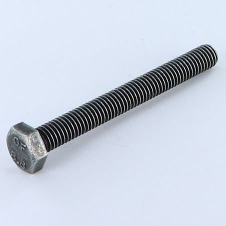 1 x Machine Screw Hexagonal Head M6X60 Class 8.8 Black Zinc Plated