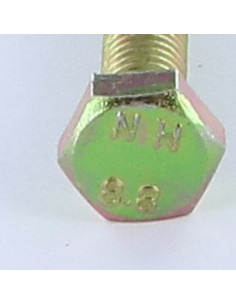 Machine Screw Hexagonal Head M6X60 Class 8.8 Yellow Zinc 2