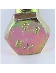 Machine Screw Hexagonal Head M5X12 Class 8.8 Yellow Zinc 2