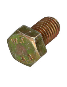 Machine Screw Hexagonal Head M12X25 Class 8.8 Yellow Zinc