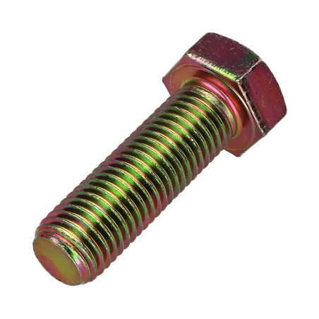 1 x Machine Screw Hexagonal Head M18X60 Class 8.8 Yellow Zinc