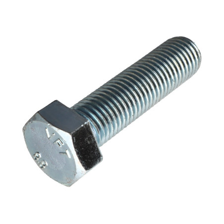 1 x Machine Screw Hexagonal Head M24X100 Class 8.8 Zinc Plated