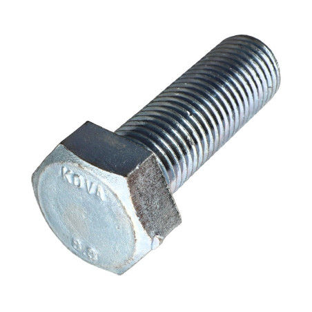 1 x Machine Screw Hexagonal Head M30X100 Class 8.8 Zinc Plated