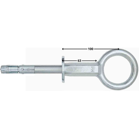 1 x Piton WROUGHT fixation SCAFFOLDING 170 Zinc Plated