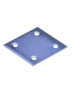Mounting plate ASSEMBLY 40X40 Zinc Plated