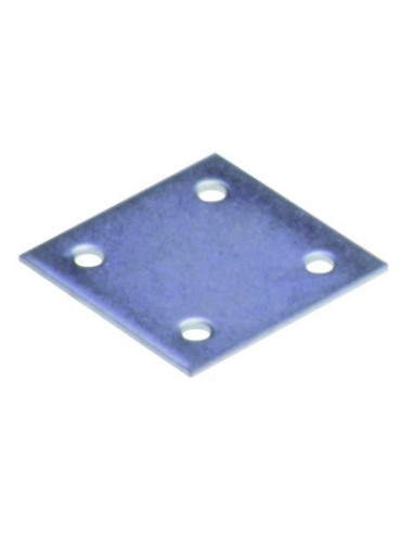 1 x Mounting plate ASSEMBLY 40X40 Zinc Plated