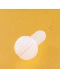 Machine Screw Large Pan Head Slotted M6X25 natural nylon 2