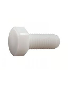 Machine Screw Hexagonal Head M4X50 natural nylon