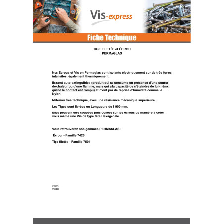 1 x Nut M20 PERMAGLAS