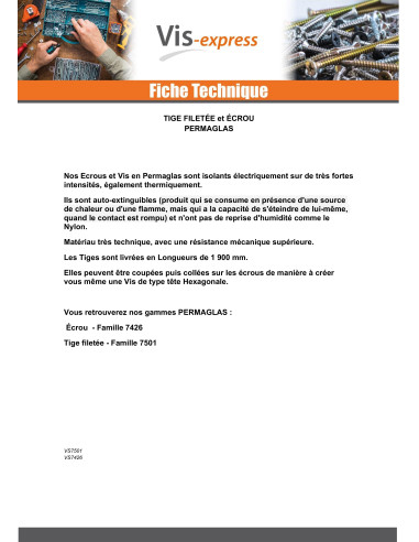 1 x Nut M27 PERMAGLAS