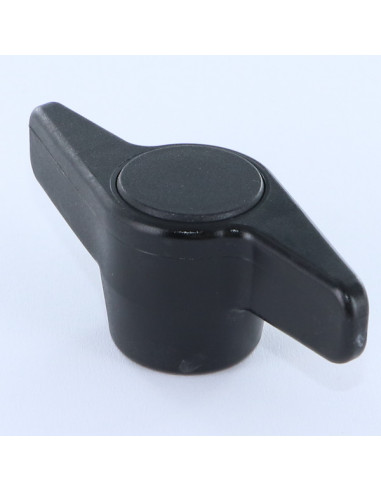 1 x Female clamping handle black nylon Self...