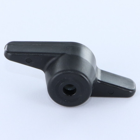 1 x Female clamping handle black nylon Self Tapping Insert Nylon M6