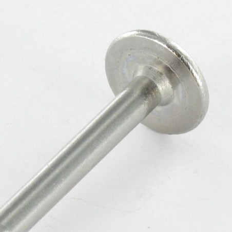 1 x Carpenter Screw Disc Head Stainless Steel A2 8X400 Thread Length: 80 T40 Head Diameter: 20