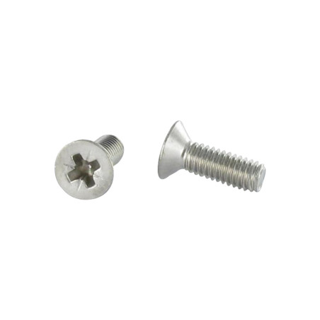 1 x Machine Screw Countersunk Head Phillips 3 M6X30 Stainless Steel A2
