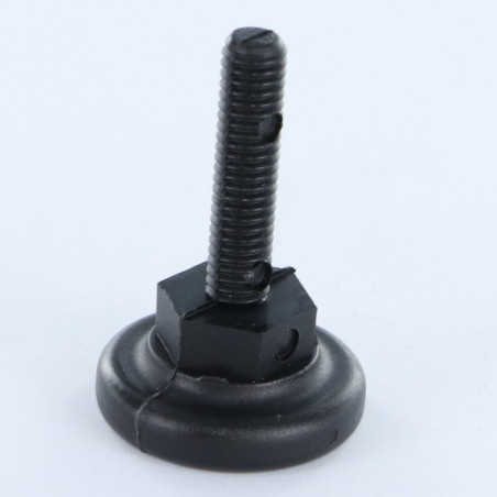 1 x FOOT Screw Jack Adjustment M8X40 Head Diameter: 30 Nylon