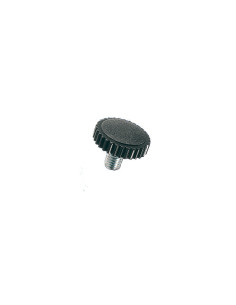 Machine Screw Head Knurled black nylon rod Zinc Plated M4X20