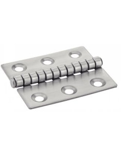 Hinge Type Slotted 6 Hole Stainless Steel A2 50X60