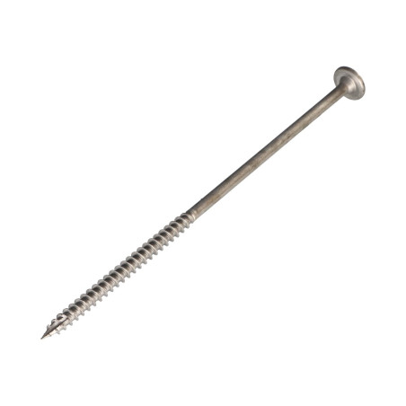 1 x Carpenter Screw Disc Head Stainless Steel A2 6X60 Thread Length: 36 T25 Head Diameter: 15
