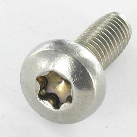 1 x Self Tapping Screw Cylindrical Button Head T10 3X12 Stainless Steel A2 micro screw
