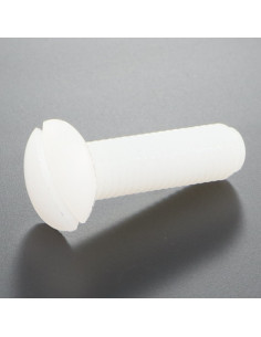 Machine Screw Countersunk Head Slotted M3X8 natural nylon