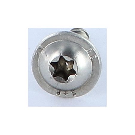 1 x Carpenter Screw Disc Head Stainless Steel A2 8X30 Full Thread T40 Head Diameter: 20