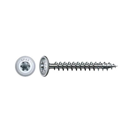 1 x Spax Wood Screw Disc Head Screw T30 4CUT 6X40 Thread Length: 37 WIROX
