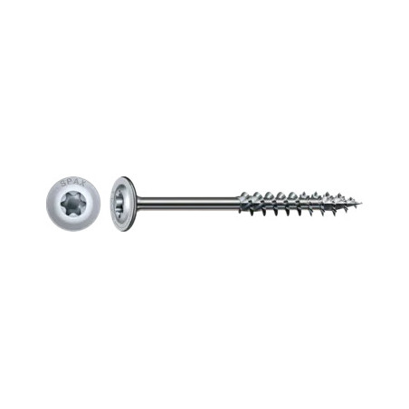 1 x Spax Wood Screw Disc Head Screw T40 8X360 Thread Length: 80 4CUT WIROX