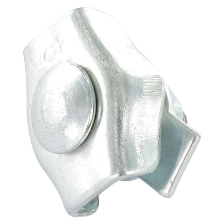 1 x Simple Flat Wire Rope Clip Stainless Steel Zinc Plated Wire Rope Of 8