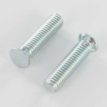 1 x Machine Screw Countersunk Head With Serration M6X25 Head Diameter: 8.5 Zinc Plated