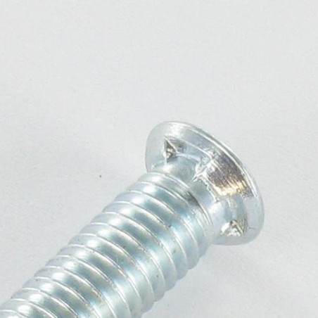 1 x Machine Screw Countersunk Head With Serration M6X25 Head Diameter: 8.5 Zinc Plated