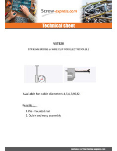 Pontet to HIT Diameter 6 white nylon 2