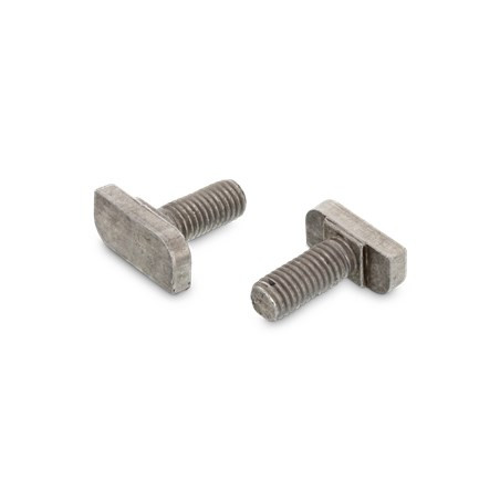 1 x Machine Screw Hammer Head 10X10X4 M8X20 Stainless Steel A2 for 28/15 profiles