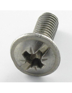 Machine Screw Mushroom Pozi And Slotted 6X20 Stainless Steel 2