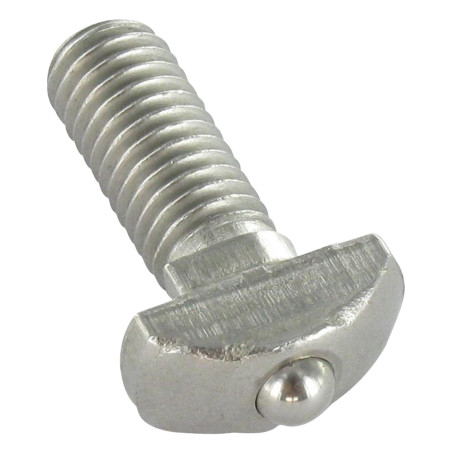 1 x Machine Screw BALL ELAST M8X18 8X17.2 Stainless Steel A2