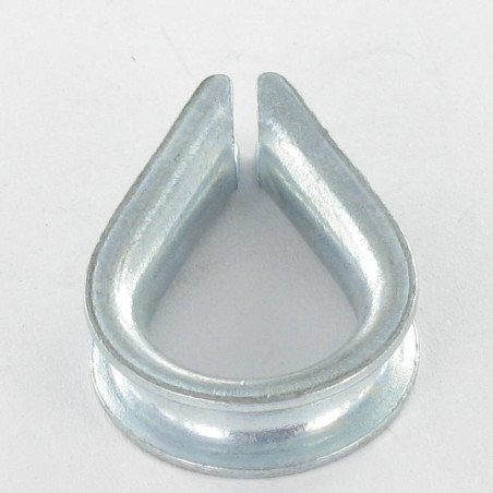 1 x Wire Thimble LIGHT Linch Pin Wire Rope Of 28 Zinc Plated