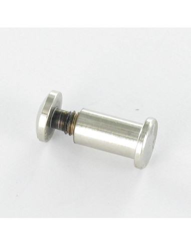 1 x Screw Bookbinder M4 Nickel Plated Brass...