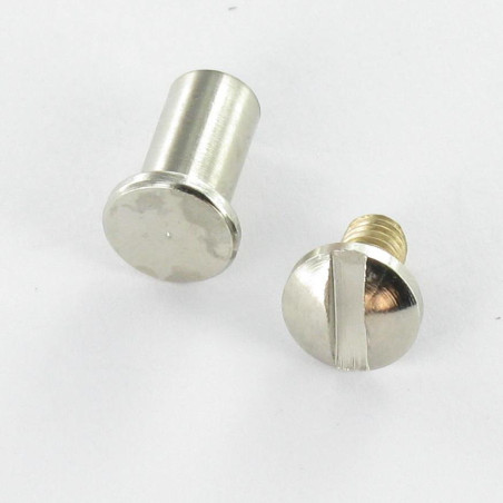 1 x Screw Bookbinder M4 Nickel Plated Brass Linch Pin Tightening 30 to 50