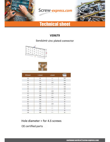 1 x Anchor Plate Zinc Plated Sendzimir 40X80...