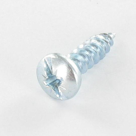 1 x Chipboard Screw Round Head Pozi And Slotted 5X20 Head Diameter: 10 Zinc Plated