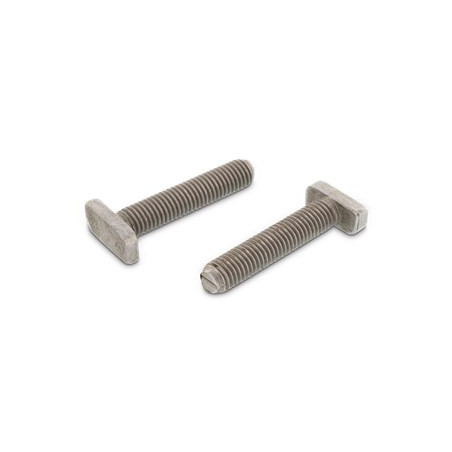 1 x Machine Screw Hammer Head 10X4.5X22.73 M8X60 Stainless Steel A2 for 28/15 profiles