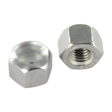 1 x Nut one-eyed Hexagonal LOW Stainless Steel A2 M12