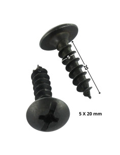 Screw Truss Pozi PZ3 5X20 Black Zinc Plated 2