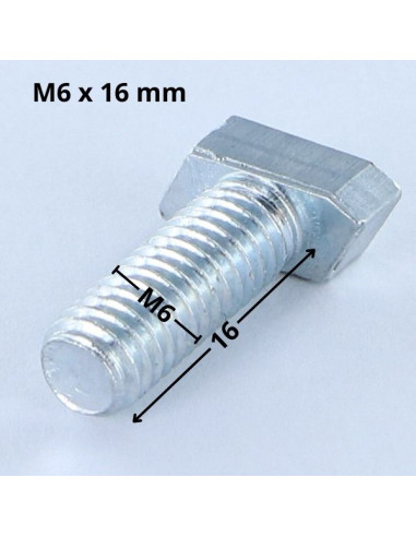 1 x Machine Screw Head Lozenge M6X16 Zinc...