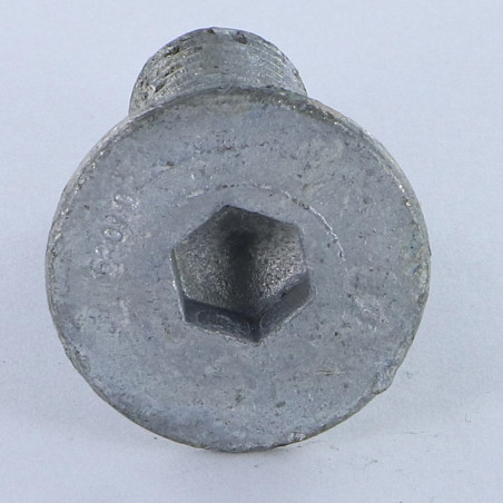 1 x Machine Screw Flat Head Hexagon Recess Hexagon Socket 8 M12X35 Class 8.8 Hot Dip Galvanized Oversized