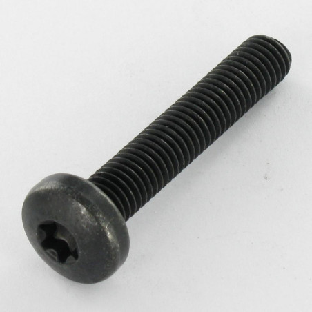 1 x Machine Screw Pan Head T40 M8X45 Class 10.9 Steel Black Nickel Plated 480 Hbs Without Red Rust
