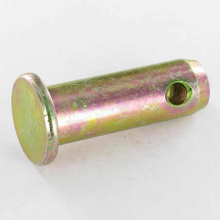 1 x Rod Pin With Hole Flat Head 22X66HOLE Diameter 8 Yellow Zinc