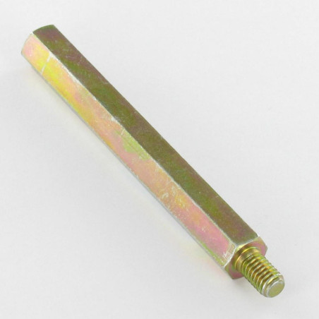 1 x EXTENSION Hexagonal Male/Female M6X10 10X80 TB6X15 Yellow Zinc