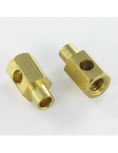 THICK HEADED Brass S/FLAT 6 Length 12 M4 Cover Cap L 5