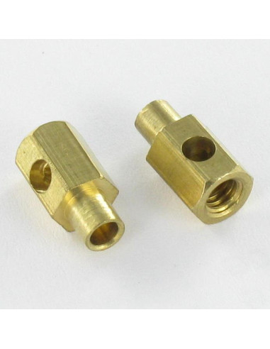 1 x TERMINAL Brass S/PLAT 6 Length 12 M4 Cover...